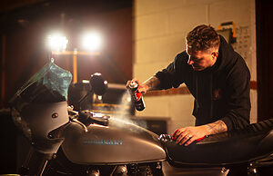diy how to clean motorbike plastics step 2