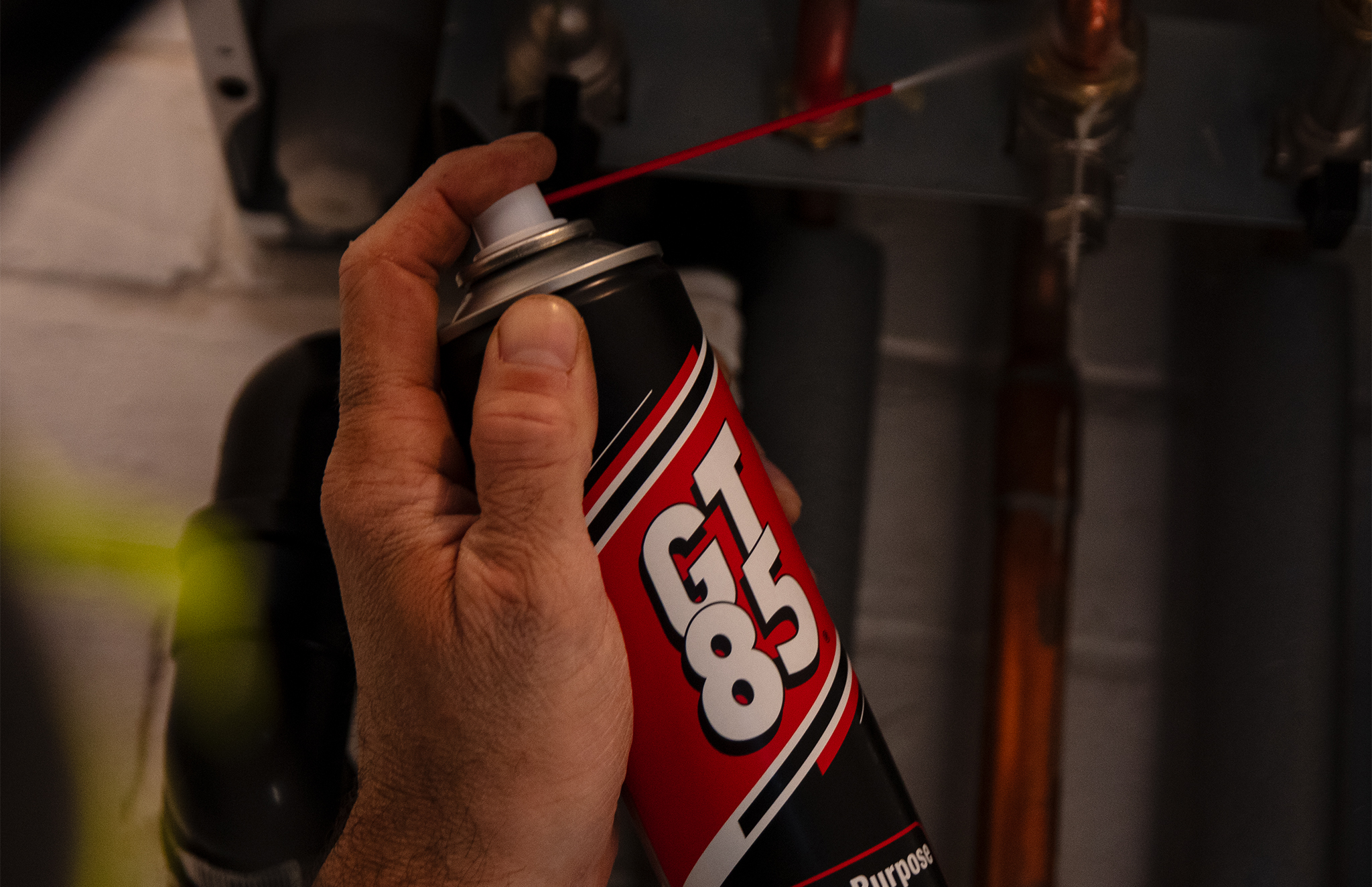 trade how to protect boiler fixings step 2