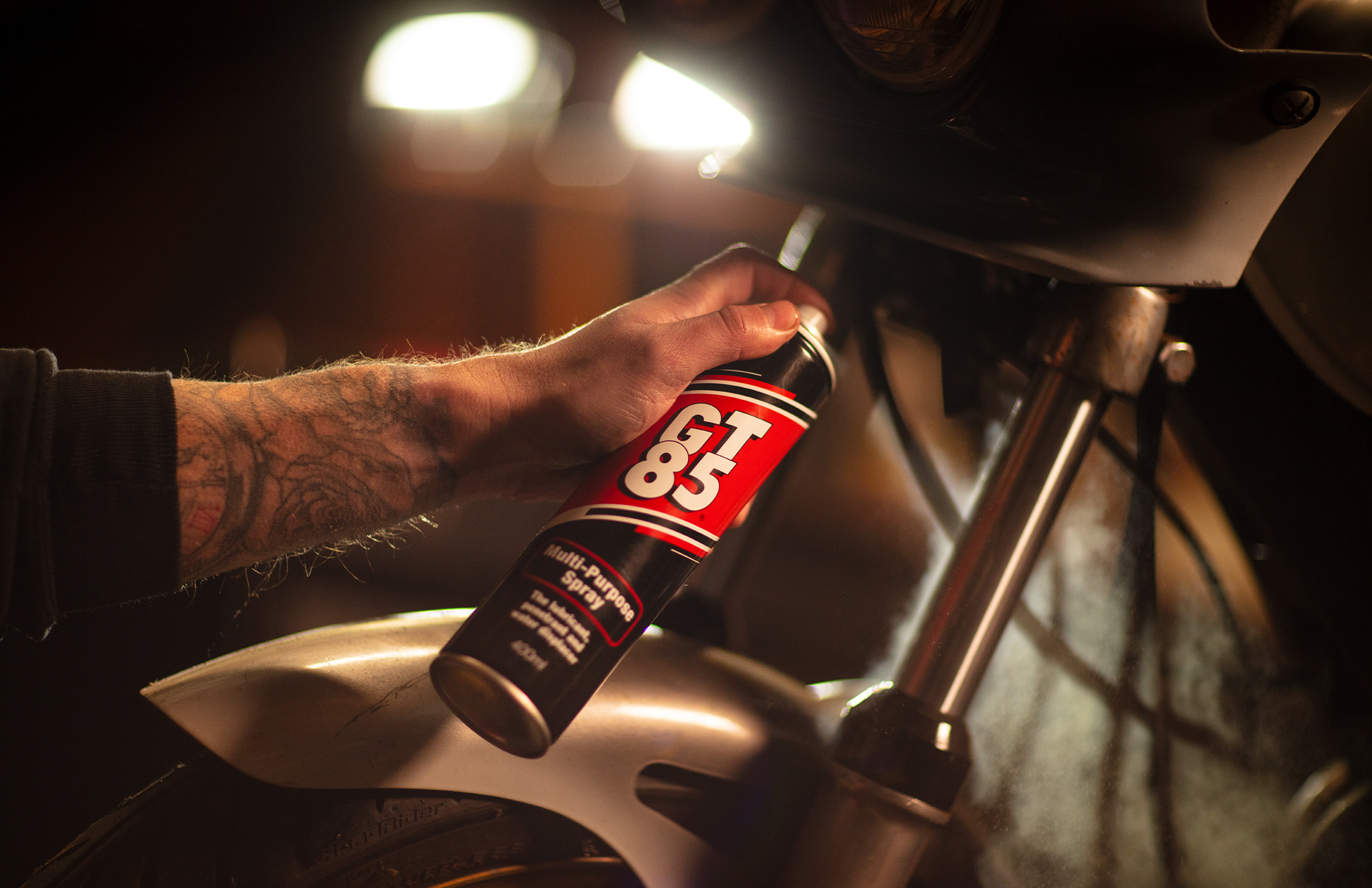 mechanics how to clean motorbike lights plastic step 2